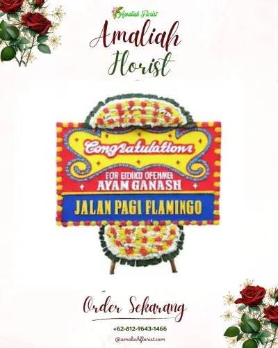Bunga Papan Congratulation di Mafututu